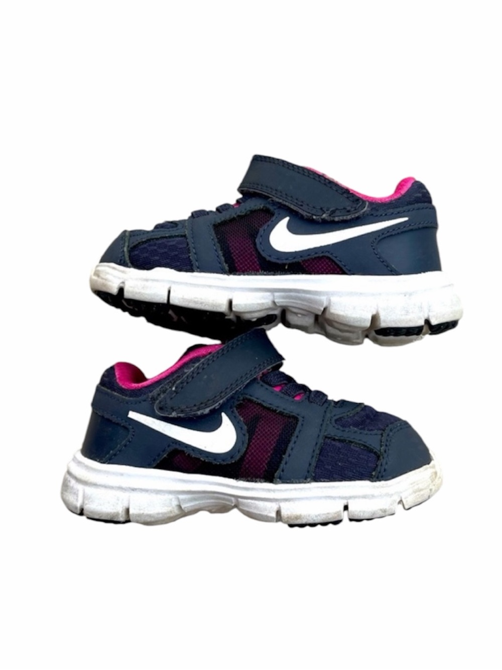 Nike Running Shoes Baby Black and Pink Sneakers size 6